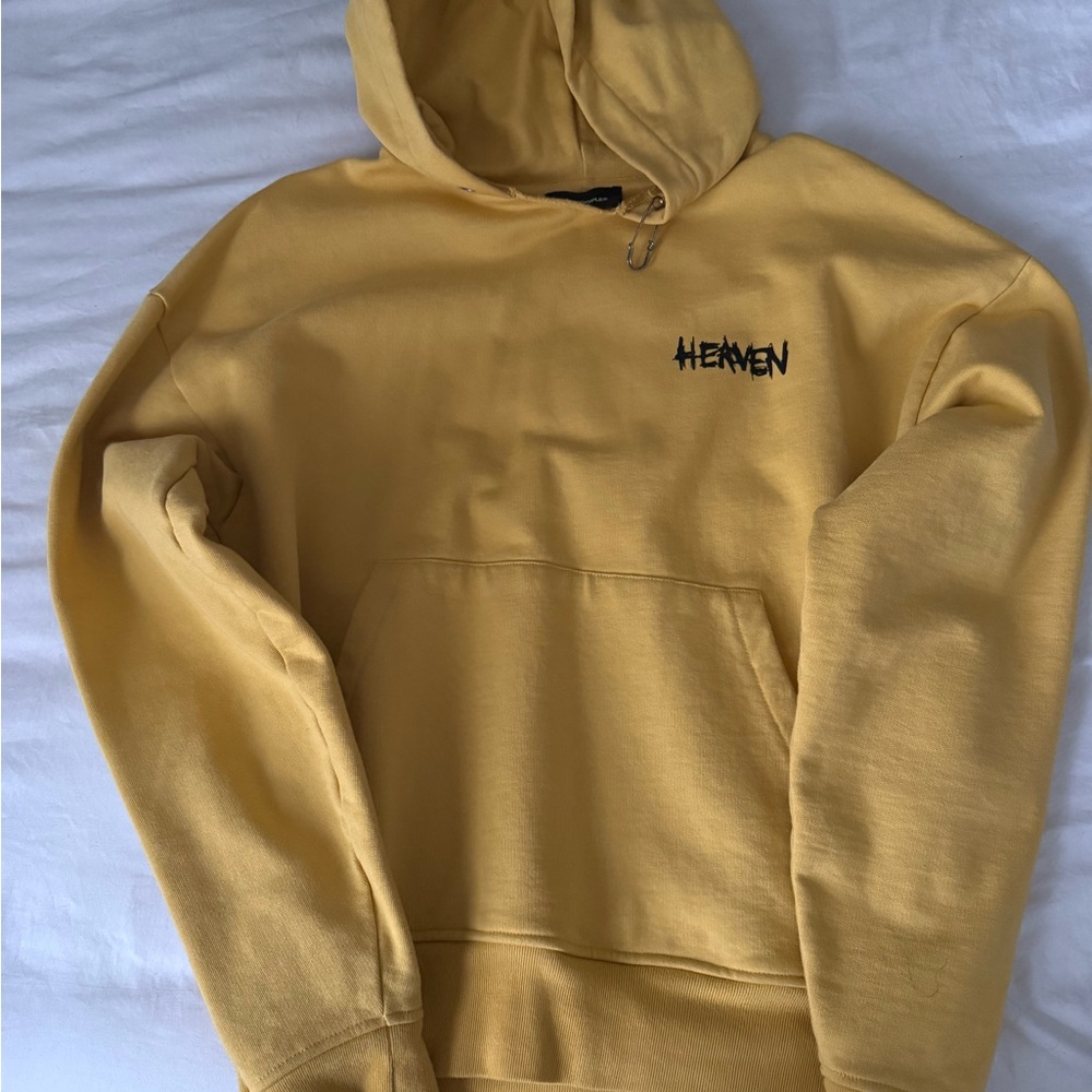 The Kooples “Heaven” hoodie in yellow